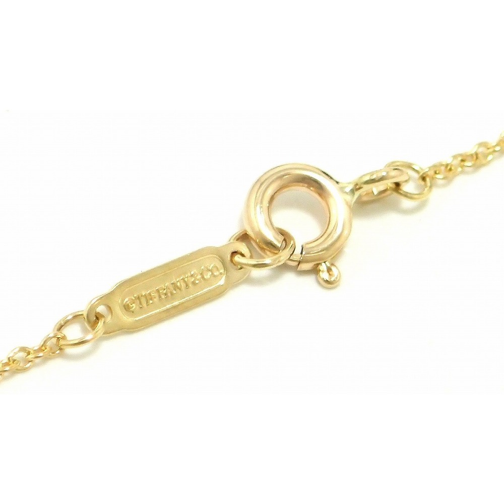 Tiffany Heart Lock Yellow Gold Pendant Necklace View 4